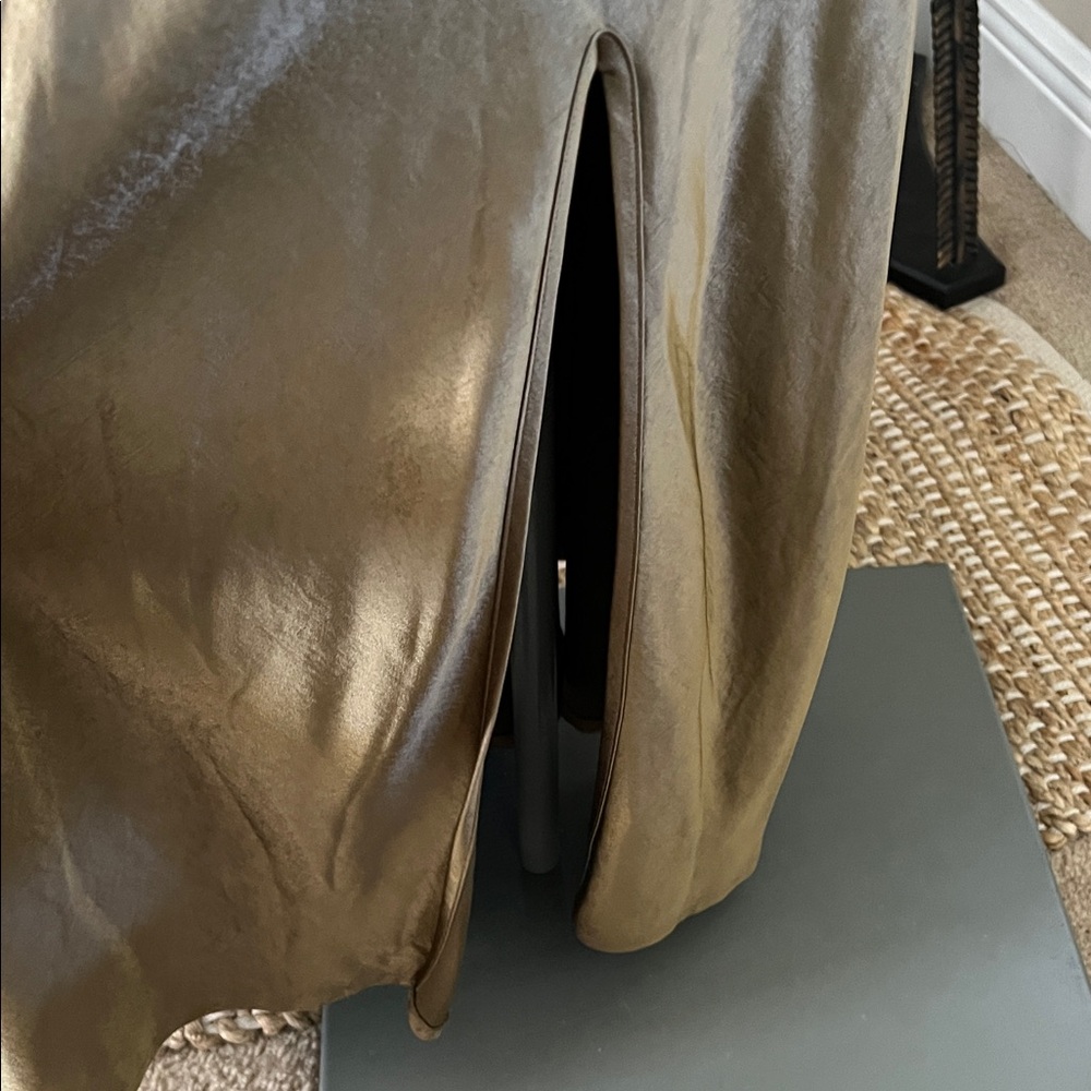 *BRAND NEW* Elegant Copper Halter Dress - Picture 2 of 6